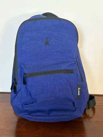 [ UNISEX ] ALAND A 로고 백팩 블루