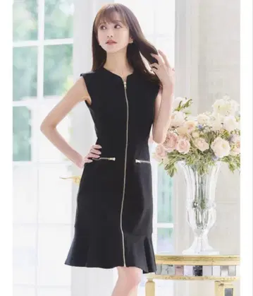Emiriawiz 블랙 지퍼 원피스 블랙 M