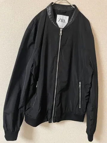 ZARA 블랙 집업 블루종 L