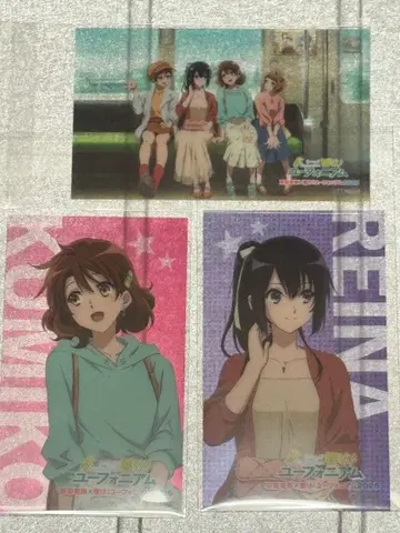 울려라! 유포니움 교토 타워 2025 비주얼 카드 3종 세트