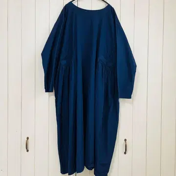 베리떼꾸르 개더 원피스 네이비 vc2665