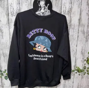 베티 트레이너 데님 햇 베티짱 베티 부프 블랙 트레이너