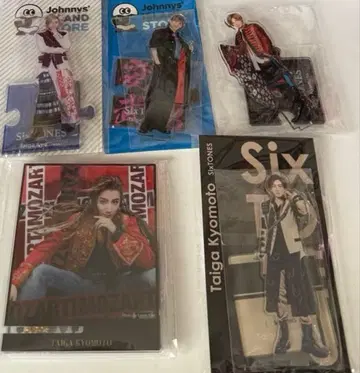 SixTONES 쿄모토 타이가 아크릴 스탠드 5개 세트