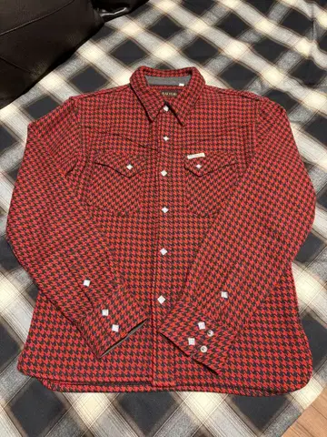 플랫 헤드 RJB 38 긴팔 플란넬 셔츠 RJB 맥코이 토요