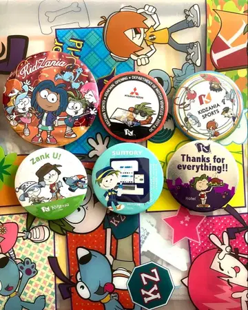 [최종 가격 인하] 6개 세트 키자니아 캔뱃지 묶음 구매 대응