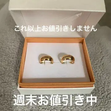 VERITE K18 골드 후프 귀걸이