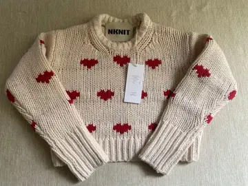 NKNIT 하트 니트 택 포함