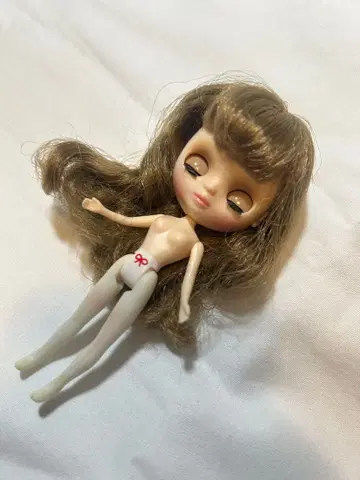 미니 브라이스 인형 본체 브라운 머리 소체