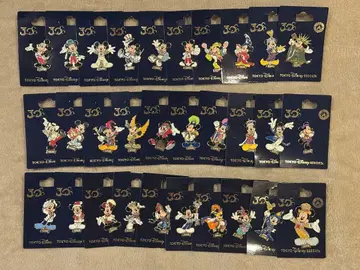 도쿄 디즈니 리조트 30주년 핀 배지 세트