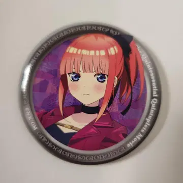 5등분의 신부 가라오케 철인 한정판 나카노 니노 푹신 얼굴 ver 캔뱃지