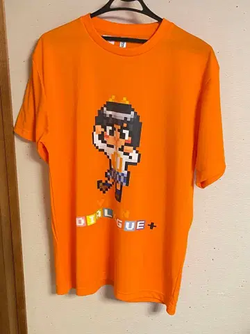 도트 DIALOGUE+ 야간 최애 드라이 T셔츠 (오렌지)