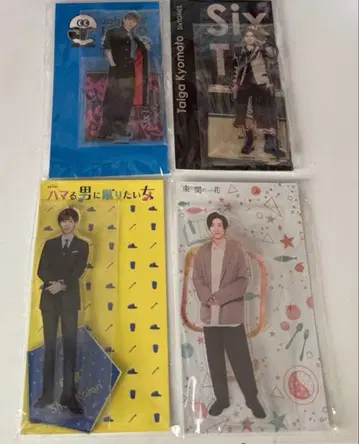 SixTONES 쿄모토 타이가 아크릴 스탠드 4개 세트