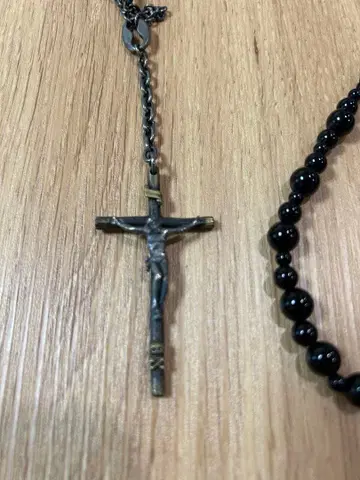 마키 marquee 로자리오 목걸이 액세서리 목걸이