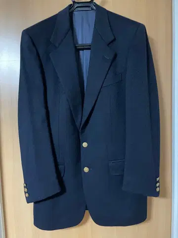 아쿠아 스큐텀 네이비 블레이저