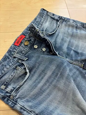 RED CARD 스트레이트 데님 Size 29 버튼 플라이