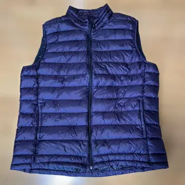 퍼플 퀼팅 다운 베스트