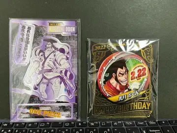 [원피스] ONEPIECE 코즈키 오뎅 생일 캔뱃지, 디오라마 피규어