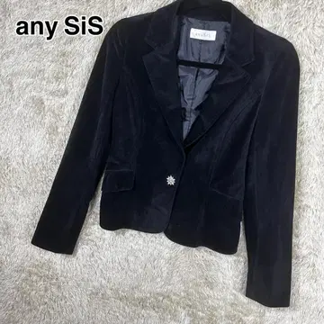 any SiS 벨로아 자켓 블랙 2 사이즈 여성용