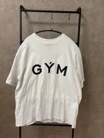 [세일] LYFT GYM 로고 T셔츠 M 화이트