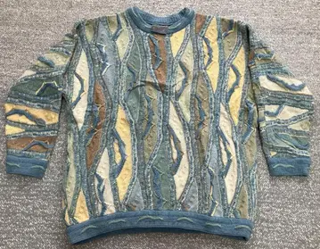 COOGI 쿠지 멀티 컬러 니트 스웨터