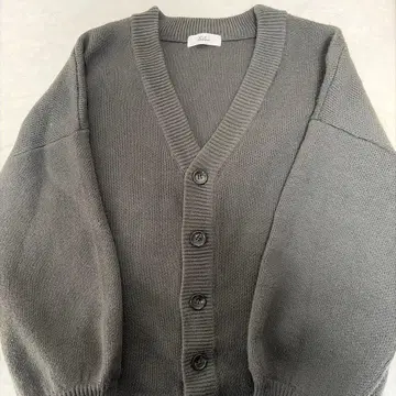 Loose 가디건 L 차콜 그레이