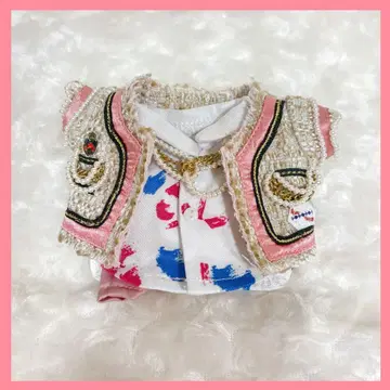 니시하타 다이토 나니와 치비누이 핑크 트위드 의상