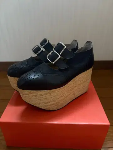 YOSUKE 로킹 호스풍 통굽 로퍼 요스케