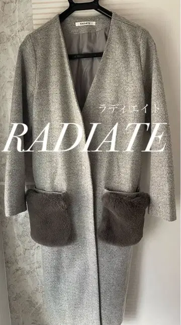 [ 초특가 ] RADIATE 라디에이트 포켓 퍼 롱 코트