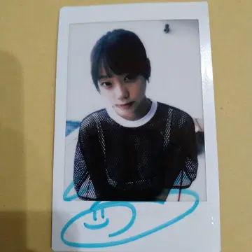 아오야마 히카루 사인 포함 폴라로이드