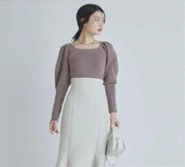 셀포드 스퀘어 니트 풀오버