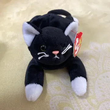 Ty 봉제 인형 고양이 블랙 앤 화이트