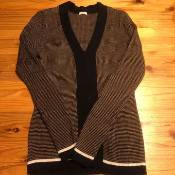 이에나 IENA 보더 V넥 니트