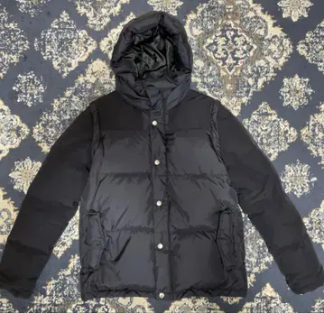 WHIZ-LIMITED 후드 부착 다운 자켓 L 사이즈 블랙