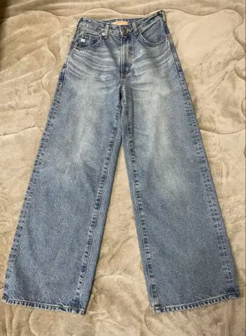 SOMETHING LISA [ N별주 ] 빈티지 와이드 데님 팬츠