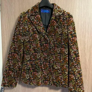 꽃무늬 테일러드 자켓