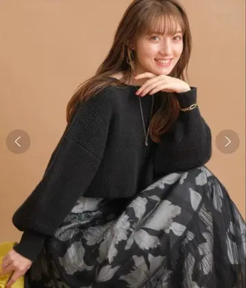 Apuweiser-riche 2WAY 숏 니트