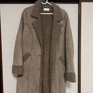 LALEIA 브라운 롱 코트