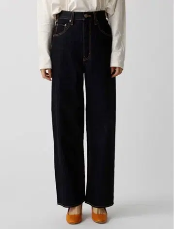AZUL BY MOUSSY 하이웨스트 와이드 데님 팬츠