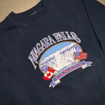 나이아가라 폭포 맨투맨 네이비