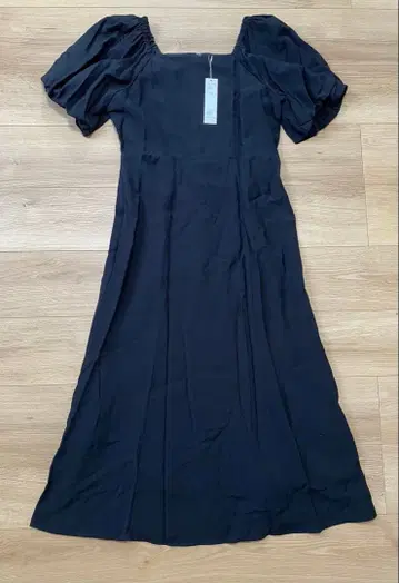 Andemiu 안데뮤 2WAY 퍼프 슬리브 원피스 블랙 프리 사이즈