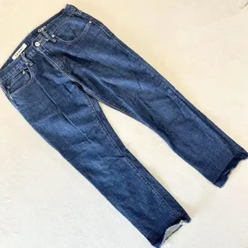 갭 스키니 데님 팬츠 밑단 데미지 가공 네이비 남성용 M 캐주얼