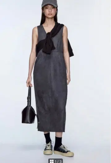 ZARA 스웨이드 원피스