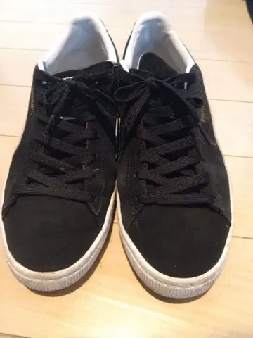 PUMA 푸마 스웨이드 스웨이드 블랙x화이트 28.5cm