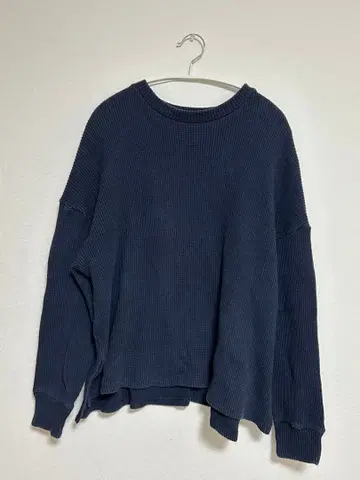 journalstandard luxe 와플 긴팔 티셔츠 네이비