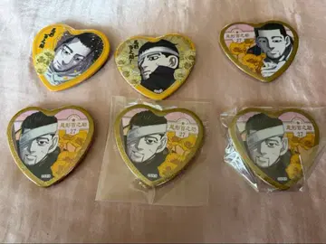 오가타 하트 캔뱃지 6개 세트