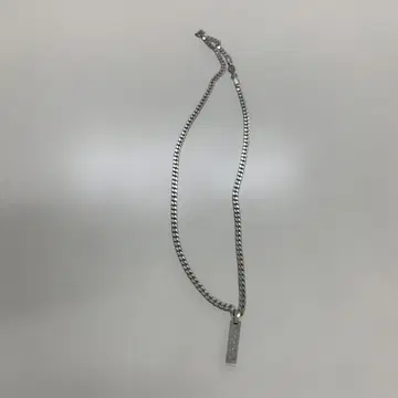 레다실마 스테인리스 스틸 체인 목걸이 플레이트 포함