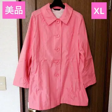 핑크 XL 트렌치코트 새상품급
