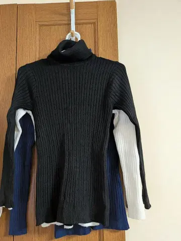 [남녀 공용] 스웨터 터틀넥 M [3색 세트]