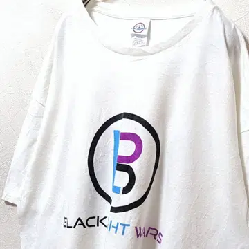 델타 블랙 라이트 워즈 로고 T셔츠 화이트 흰색 XL 구제 의류
