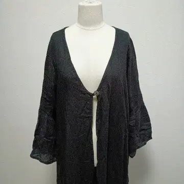 [블랙 라이카] 가디건 (프리) 레이온 인도산 7분 소매 겉옷